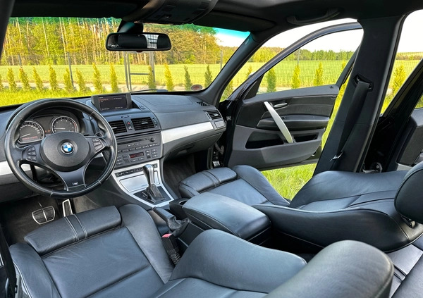 BMW X3 cena 41900 przebieg: 237000, rok produkcji 2007 z Węgorzewo małe 781